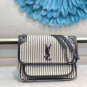 YSL Niki medium striped should bag - 1