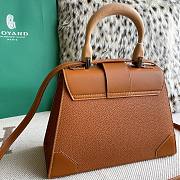 Goyard Saïgon PM Brown Leather Bag - 4