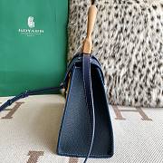 Goyard Saïgon PM Blue Leather Bag - 2