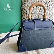 Goyard Saïgon PM Blue Leather Bag - 5