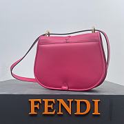 Fendi C'mon Pink Leather Bag - 5