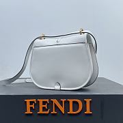 Fendi C'mon White Leather Bag - 5