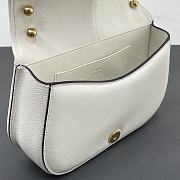 Fendi C'mon White Leather Bag - 3