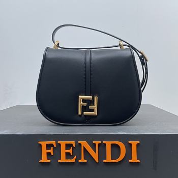 Fendi C'mon Black Leather Bag