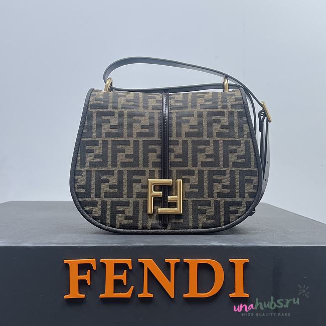 Fendi C'mon Monogram Leather Bag - 1