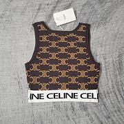 Celine brown croptop  - 4