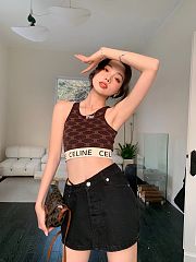 Celine brown croptop  - 6