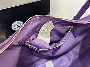 Versace Repeat Purple Leather Shoulder Bag - 2