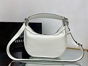 Versace Repeat White Leather Shoulder Bag - 6