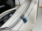 Versace Repeat White Leather Shoulder Bag - 2