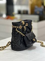 Chanel AS3947 black calfskin backpack - 3