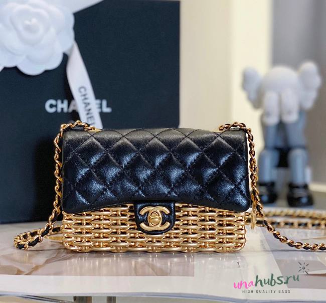 Chanel Mini Evening AS3713 Lambskin Bag - 1