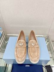 Prada beige suede leather loafers - 2