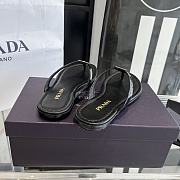 Prada thong black sandals  - 6