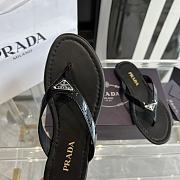 Prada thong black sandals  - 5