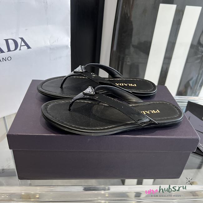 Prada thong black sandals  - 1