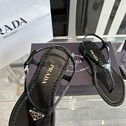 Prada thong black slingback sandals  - 5