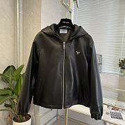 Prada Logo-plaque Zip-fastening Jacket In Black - 1