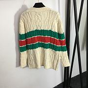 Gucci Cotton Cardigan with web  - 6