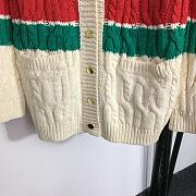 Gucci Cotton Cardigan with web  - 5