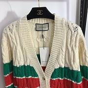 Gucci Cotton Cardigan with web  - 4