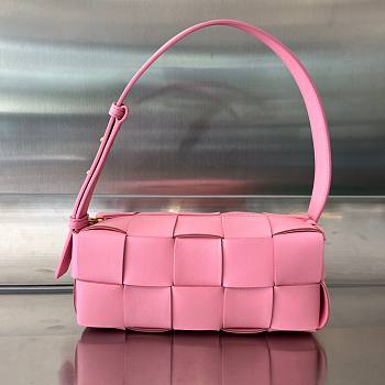 Bottega Veneta Small Pink Brick Cassette Bag