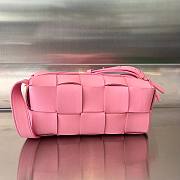 Bottega Veneta Small Pink Brick Cassette Bag - 2