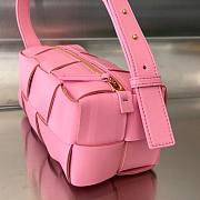 Bottega Veneta Small Pink Brick Cassette Bag - 5