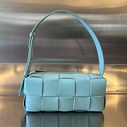 Bottega Veneta Small Blue Brick Cassette Bag - 1