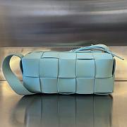 Bottega Veneta Small Blue Brick Cassette Bag - 5