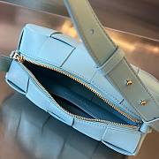 Bottega Veneta Small Blue Brick Cassette Bag - 4