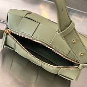 Bottega Veneta Small Light Green Brick Cassette Bag - 5