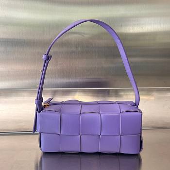 Bottega Veneta Small Purple Brick Cassette Bag