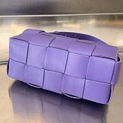 Bottega Veneta Small Purple Brick Cassette Bag - 6