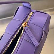 Bottega Veneta Small Purple Brick Cassette Bag - 5