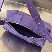 Bottega Veneta Small Purple Brick Cassette Bag - 2