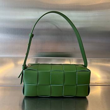 Bottega Veneta Small Green Brick Cassette Bag