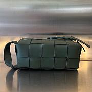 Bottega Veneta Small Dark Green Brick Cassette Bag - 5