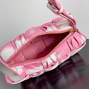 Bottega Veneta Small Crinkled Pink mix Brick Cassette Bag - 6