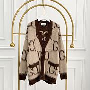 Gucci GG Reversible Mohair-blend Cardigan - 1