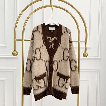 Gucci GG Reversible Mohair-blend Cardigan