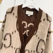 Gucci GG Reversible Mohair-blend Cardigan - 5