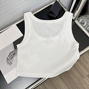 Prada croptop ( white/ blue) - 2