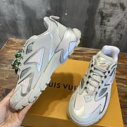 Louis Vuitton Men Tatic Runner White Shoes  - 3