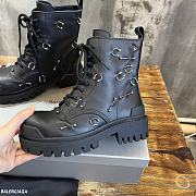 Balenciaga black strike high boots  - 5