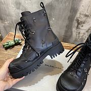 Balenciaga black strike high boots  - 3