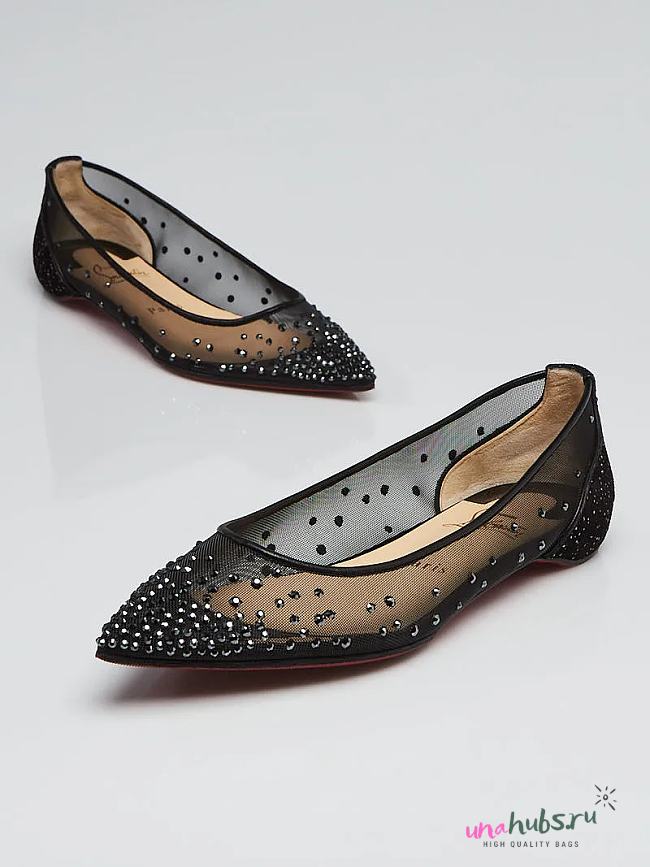 Christian Louboutin Glitter Ballet Flats  - 1