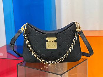 Louis Vuitton M46659 Twinny Black Leather Bag