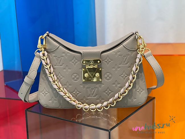 Louis Vuitton M46659 Twinny Beige Leather Bag - 1