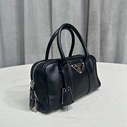 Prada Nappa Bouletto Black Leather Bag - 5